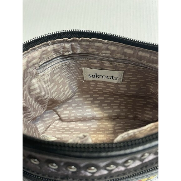 Sakroots Animal Print Bag Artist Circle Multi Spotted Wristlet Artist Circle - Picture 13 of 15